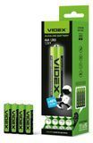 Батарейка лужна Videx LR03AAA 4шт SHRINK 302269 фото