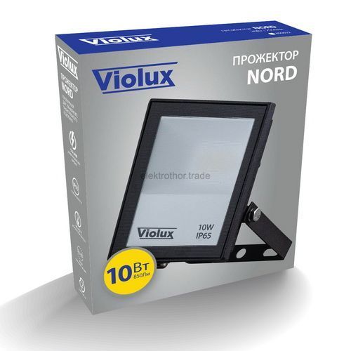 Прожектор LED Violux NORD 10W SMD 6000K 850lm IP65 628847 фото