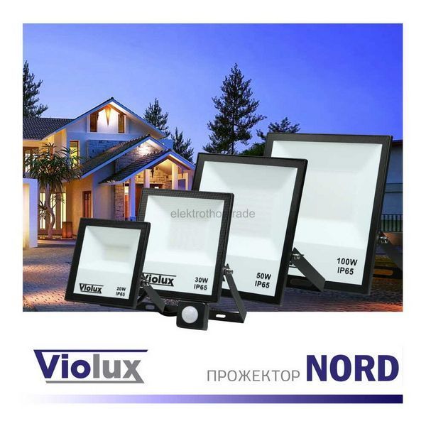 Прожектор LED Violux NORD 10W SMD 6000K 850lm IP65 628847 фото