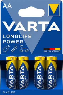 Батарейка VARTA LONGLIFE POWER AA BLI 4 шт 360906 фото