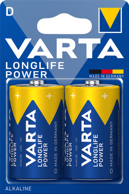 Батарейка VARTA LONGLIFE POWER D BLI 2 шт 183818 фото
