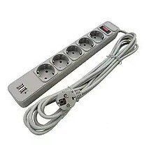 Мережевий фільтр 5 гн+2 USB (2.1A) 3 м USB "SVT" 542004 фото