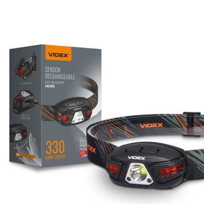 Налобний світлодіодний ліхтарик VIDEX VLF-H015 330Lm 5000K 596117 фото