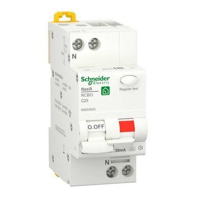 Диференційний автомат Schneider 25А 30мА тип АC Resi9 526784 фото