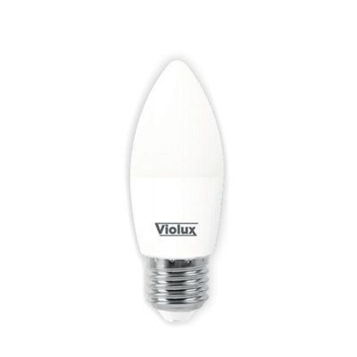 Лампа світлодіодна BASIS C37 7W E27 4000K Violux 434639 фото