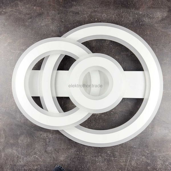 Світильник LED smart PHANTOM+пульт 120W білий круг Violux 305898 фото