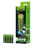 Батарейка лужна Videx LR6/AA 4шт SHRINK 975641 фото
